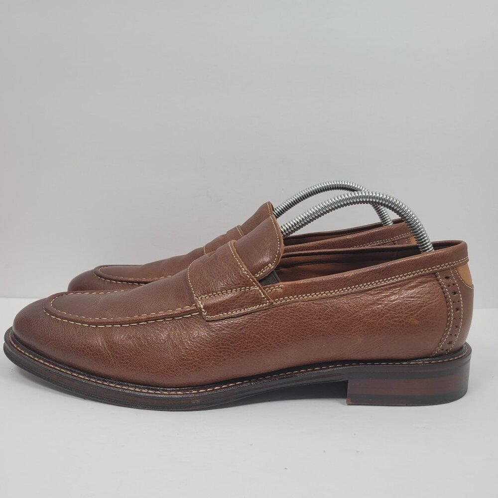 Johnston & Murphy Men's Tan Warner Penny Loafer Shoes 20-3940 US Size 11.5M - Picture 2 of 8